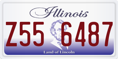 IL license plate Z556487