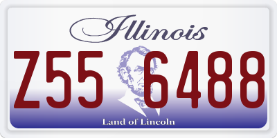 IL license plate Z556488