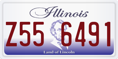 IL license plate Z556491
