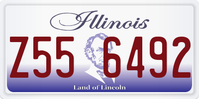 IL license plate Z556492