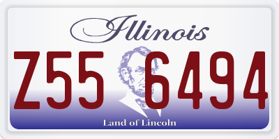 IL license plate Z556494