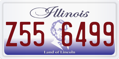 IL license plate Z556499