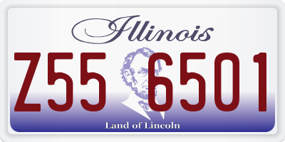 IL license plate Z556501
