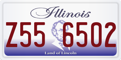 IL license plate Z556502