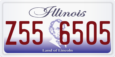 IL license plate Z556505