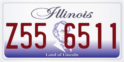 IL license plate Z556511