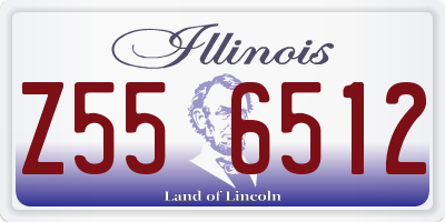 IL license plate Z556512