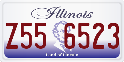 IL license plate Z556523