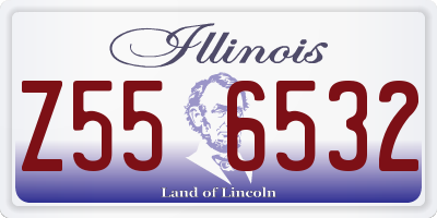IL license plate Z556532