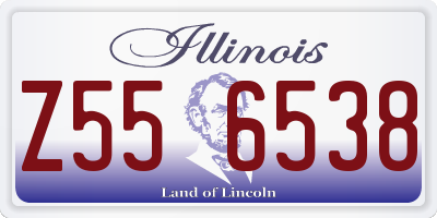 IL license plate Z556538