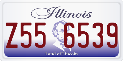 IL license plate Z556539