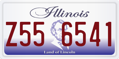 IL license plate Z556541