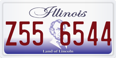 IL license plate Z556544