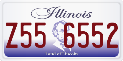 IL license plate Z556552