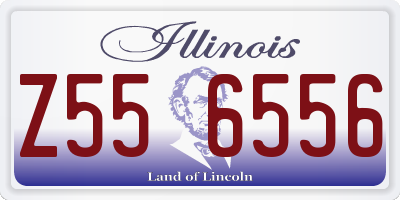 IL license plate Z556556