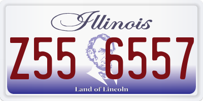 IL license plate Z556557