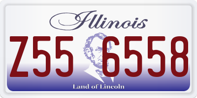 IL license plate Z556558