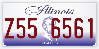 IL license plate Z556561