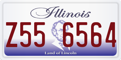 IL license plate Z556564