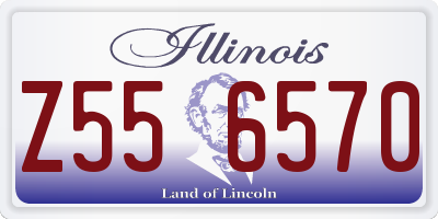 IL license plate Z556570