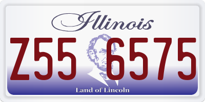 IL license plate Z556575