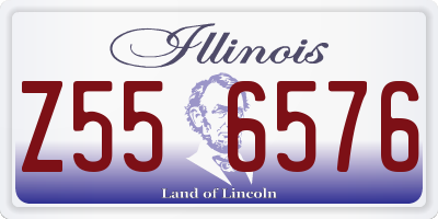 IL license plate Z556576