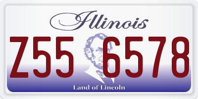 IL license plate Z556578