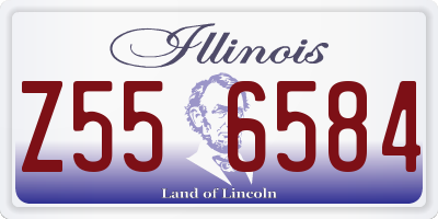 IL license plate Z556584