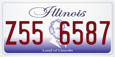 IL license plate Z556587