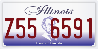 IL license plate Z556591