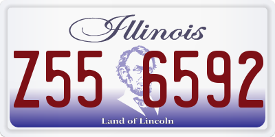 IL license plate Z556592