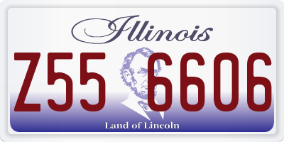 IL license plate Z556606