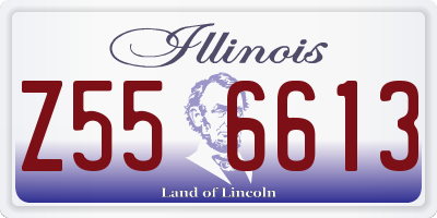 IL license plate Z556613