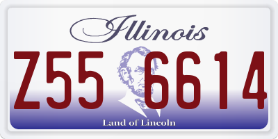 IL license plate Z556614