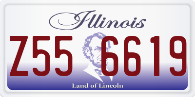 IL license plate Z556619