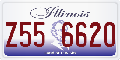 IL license plate Z556620