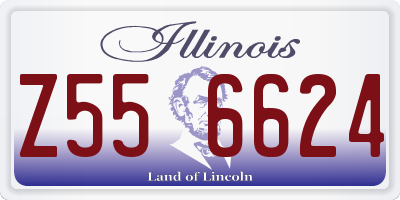 IL license plate Z556624