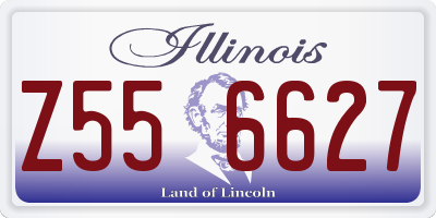 IL license plate Z556627