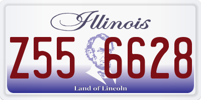 IL license plate Z556628
