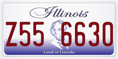 IL license plate Z556630