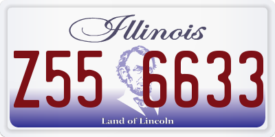IL license plate Z556633
