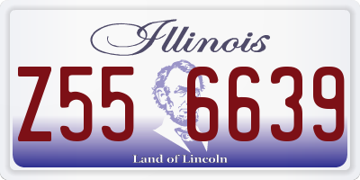 IL license plate Z556639