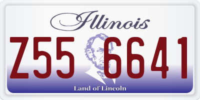 IL license plate Z556641