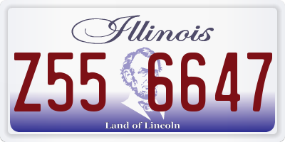 IL license plate Z556647