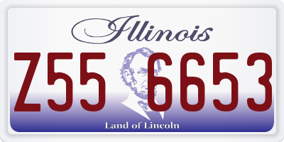 IL license plate Z556653