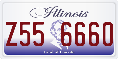 IL license plate Z556660
