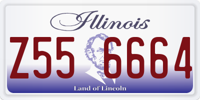 IL license plate Z556664