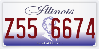 IL license plate Z556674