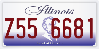 IL license plate Z556681