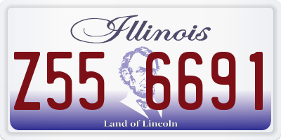 IL license plate Z556691